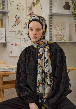 ARYA DESEN ŞAL SİYAH