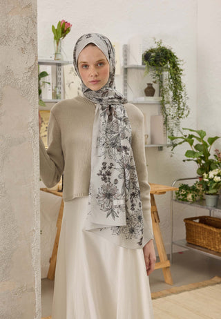 ASTER DESEN ŞAL VİZON