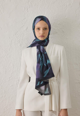 DARCY DESEN ŞAL GECE MAVİSİ