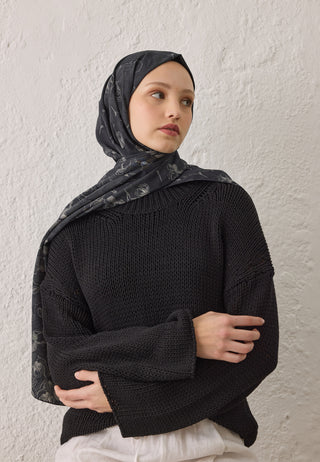 RUBY DESEN ŞAL SİYAH