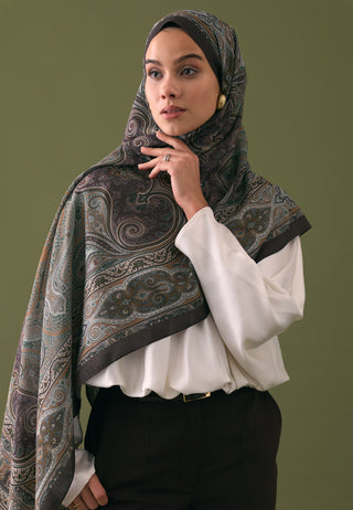 VERA DESEN ŞAL KAHVE