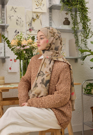 ISLA DESEN ŞAL PEMBE