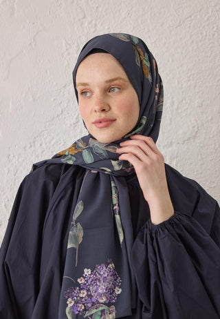 HAZEL DESEN ŞAL İNDİGO