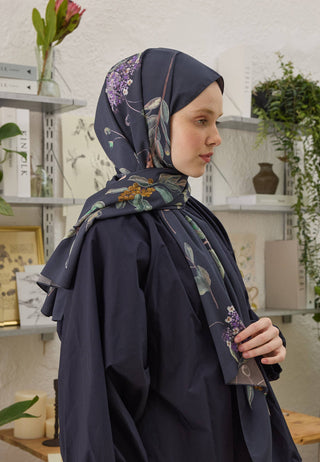 HAZEL DESEN ŞAL İNDİGO