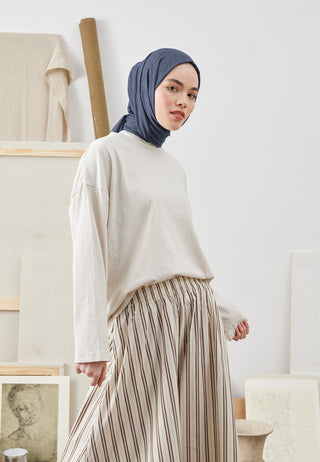 Bamboo Hijab Midnight Blue