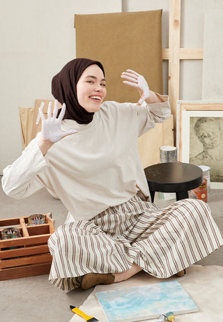 Bamboo Scarf Deep Brown