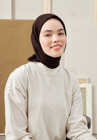 Bamboo Scarf Deep Brown