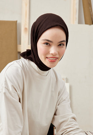 Bamboo Scarf Deep Brown