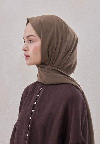 MEDİNE İPEĞİ ŞAL TOZLU KAHVE