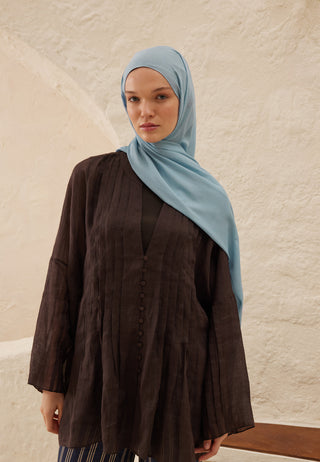 Rami Viscose Hijab Light Blue