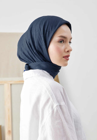 BAMBU EŞARP GECE MAVİSİ