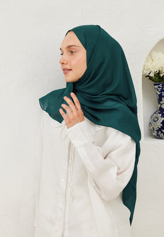 Rami Viscose Hijab Royal Blue