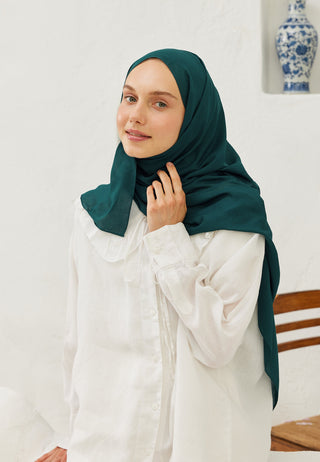 Rami Viscose Hijab Royal Blue