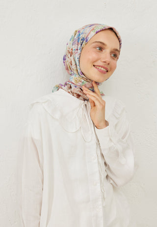 TİNY FLOWERS DESEN VUAL EŞARP GÜLKURUSU