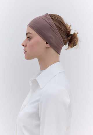 SİLİKONLU BANDANA KOYU VİZON