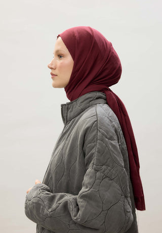 Bamboo Hijab Burgundy