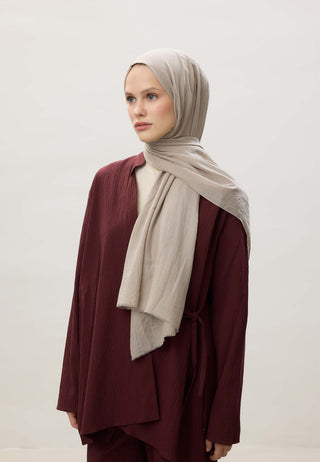 Bamboo Hijab Sand Beige