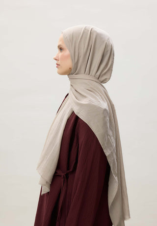 Bamboo Hijab Sand Beige