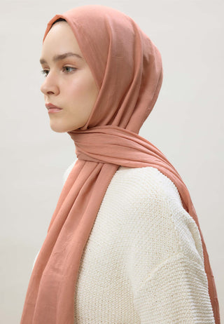 Bamboo Hijab Peach