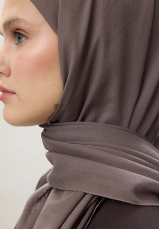 Thin Cotton Voile Hijab Ash