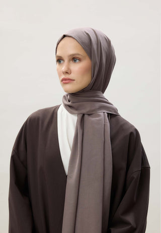 Thin Cotton Voile Hijab Ash