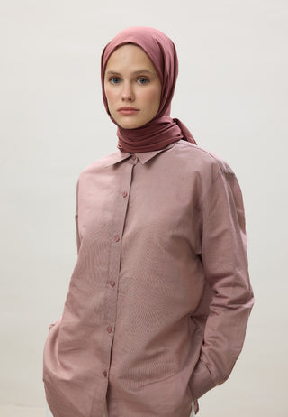 İNCE PAMUK VUAL ŞAL GÜL KURUSU