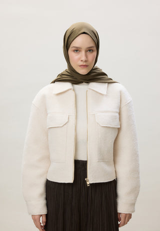 İNCE PAMUK VUAL ŞAL HAKİ