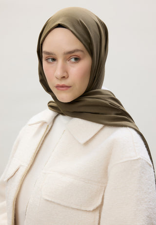 İNCE PAMUK VUAL ŞAL HAKİ