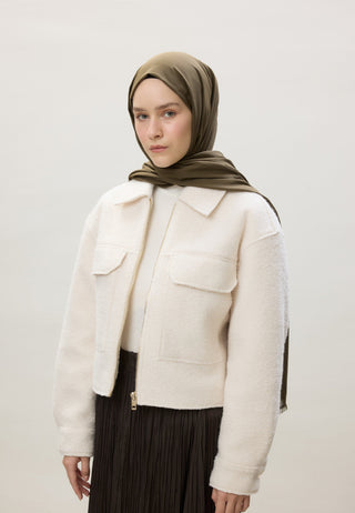 İNCE PAMUK VUAL ŞAL HAKİ