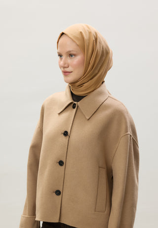 Thin Cotton Voile Hijab Latte