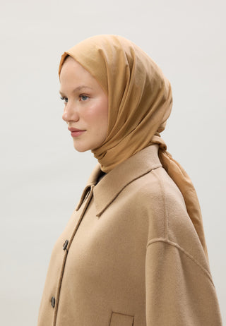 Thin Cotton Voile Hijab Latte