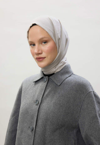 İNCE PAMUK VUAL ŞAL SICAK GRİ