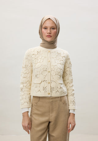 İNCE PAMUK VUAL ŞAL VİZON