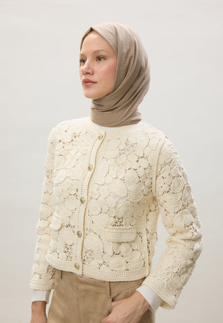 İNCE PAMUK VUAL ŞAL VİZON