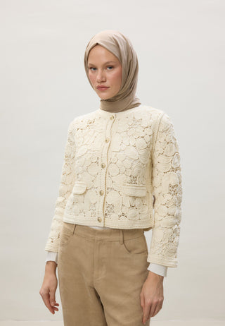 İNCE PAMUK VUAL ŞAL VİZON