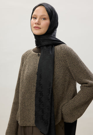 KAZAYAĞI JAKARLI ŞAL SİYAH