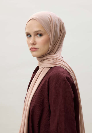 Jersey Hijab Dusty Pink