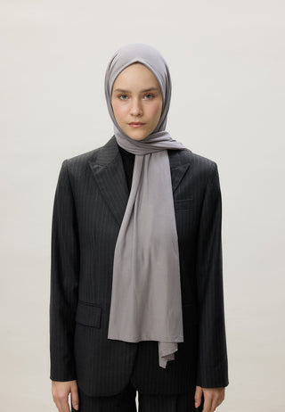 Jersey Hijab Smoke Gray
