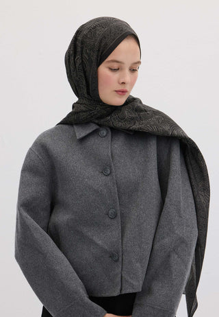 REINA DESEN ŞAL SİYAH