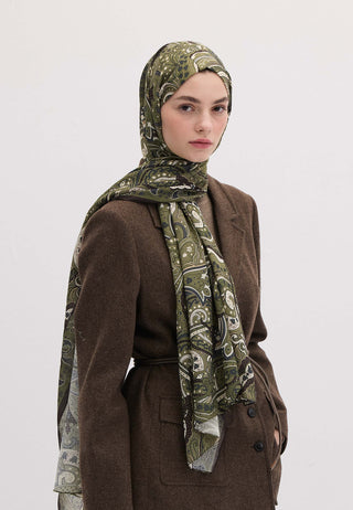 SIARA DESEN ŞAL YEŞİL