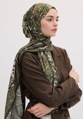 SIARA DESEN ŞAL YEŞİL