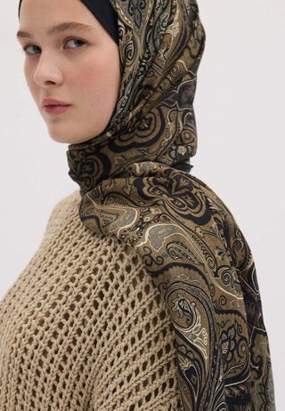 VERA DESEN ŞAL SİYAH