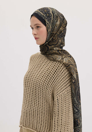 VERA DESEN ŞAL SİYAH