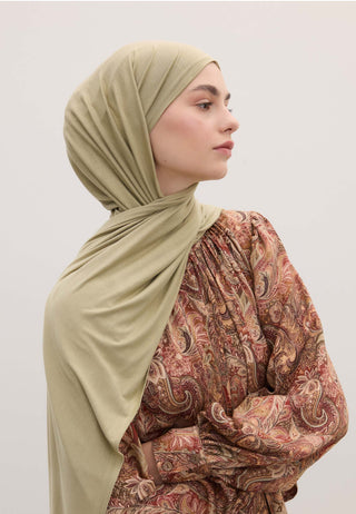 Bamboo Jersey Hijab Sage