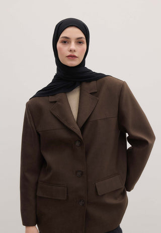 BAMBU PENYE ŞAL SİYAH