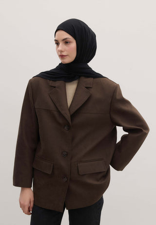 BAMBU PENYE ŞAL SİYAH