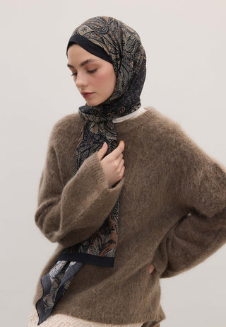 ELORA DESEN ŞAL SİYAH