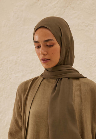 Rami Viscose Hijab Earth