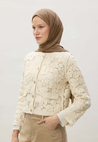 Jersey Hijab Latte