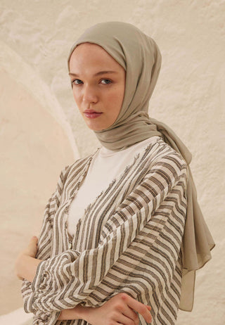 RAMİ VİSKON ŞAL KOYU BEJ